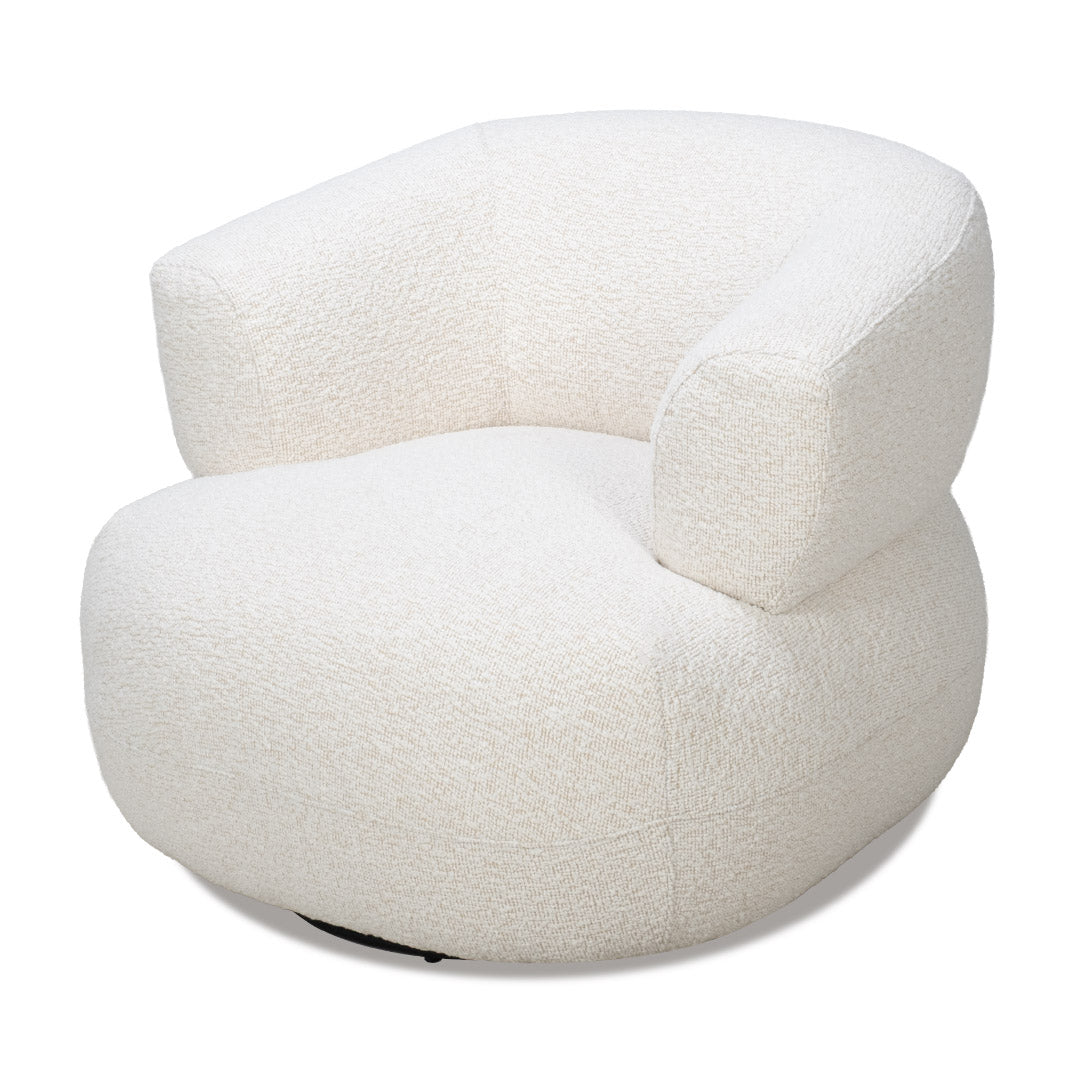 Zion Swivel Chair - Cream