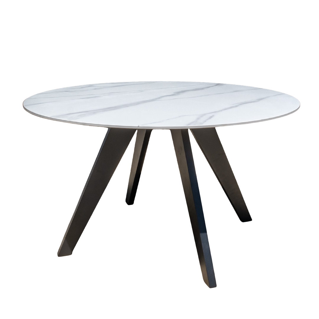 Global Dining Table - Snow White Ceramic