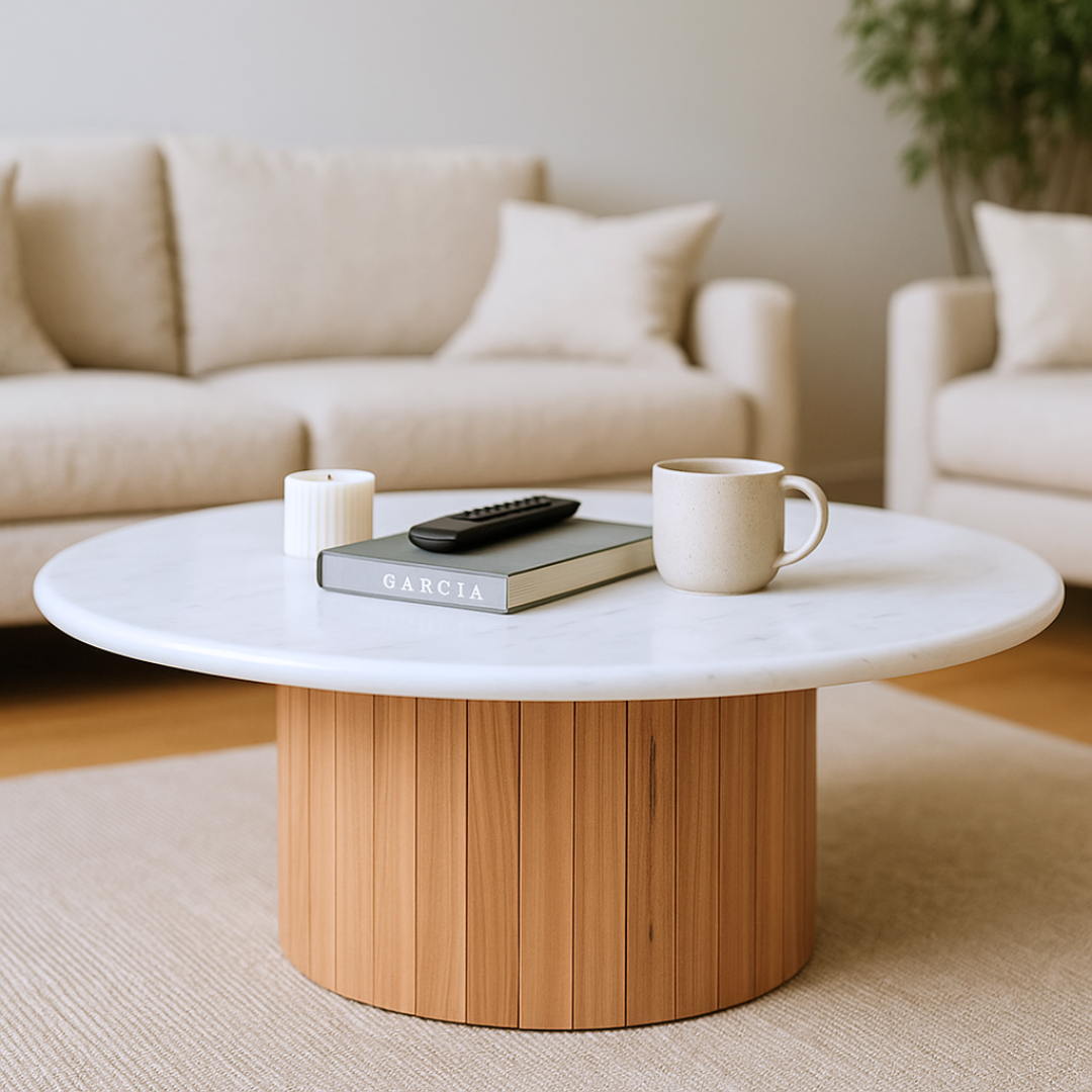 Maison Round Coffee Table - Natural
