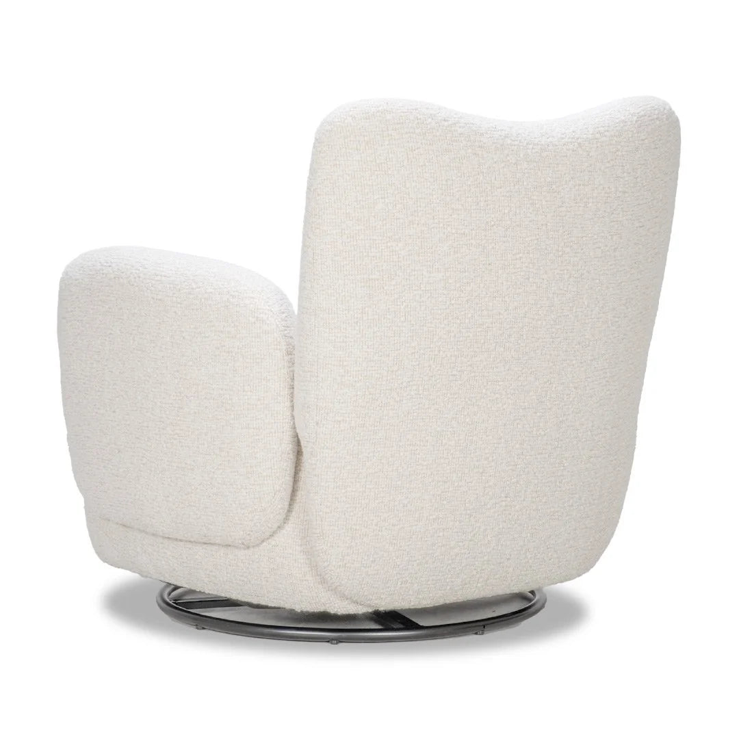 Aurora Swivel Chair - Cream