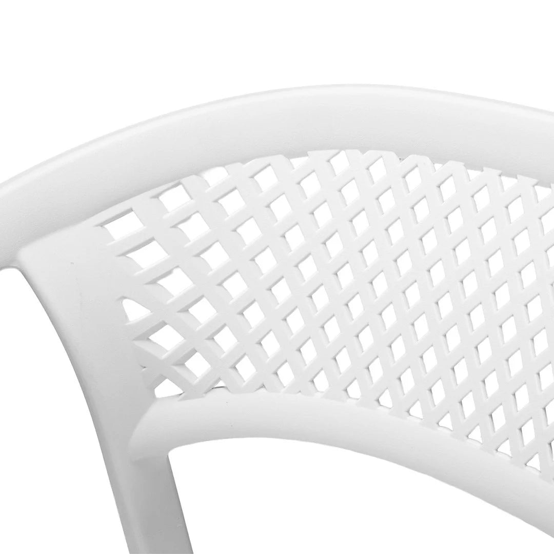 Beach Outdoor Dining Chair - White