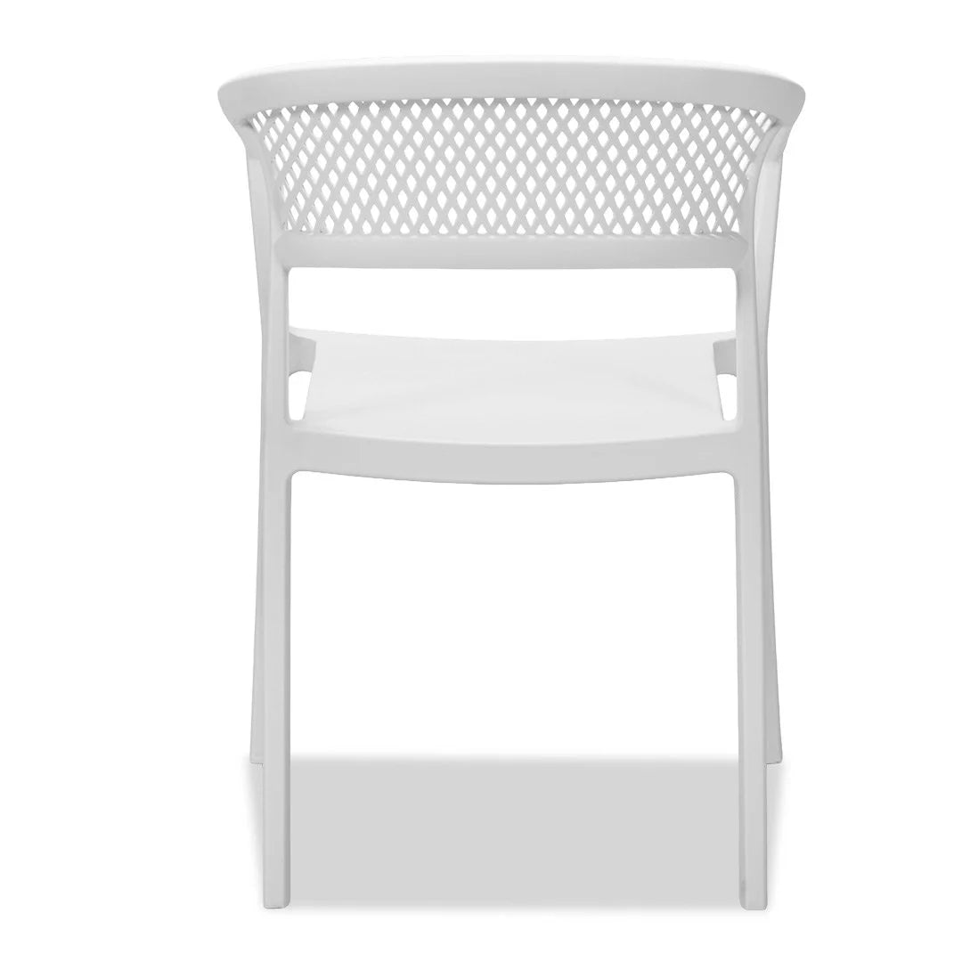 Beach Outdoor Dining Chair - White