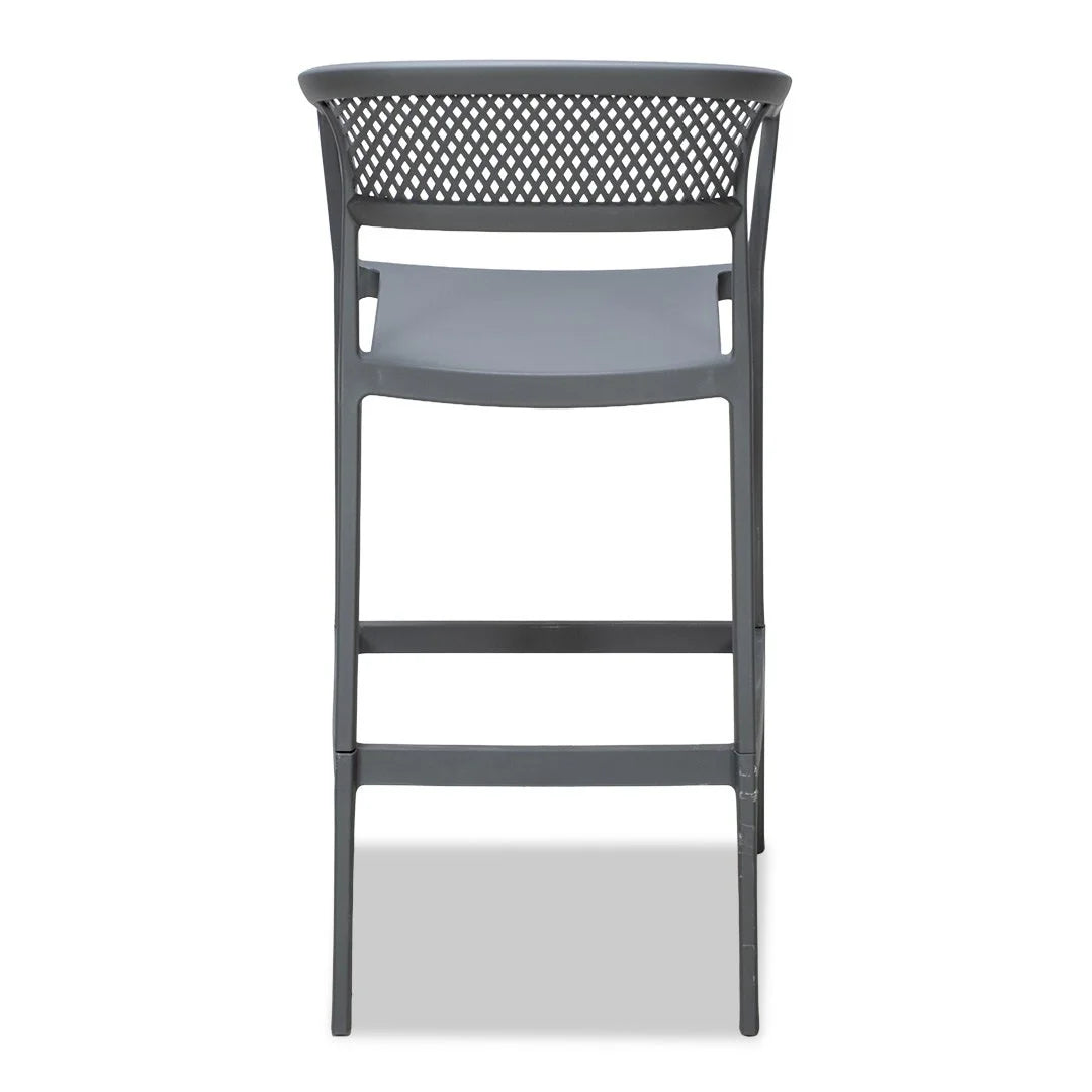 Beach Outdoor Barstool - Grey