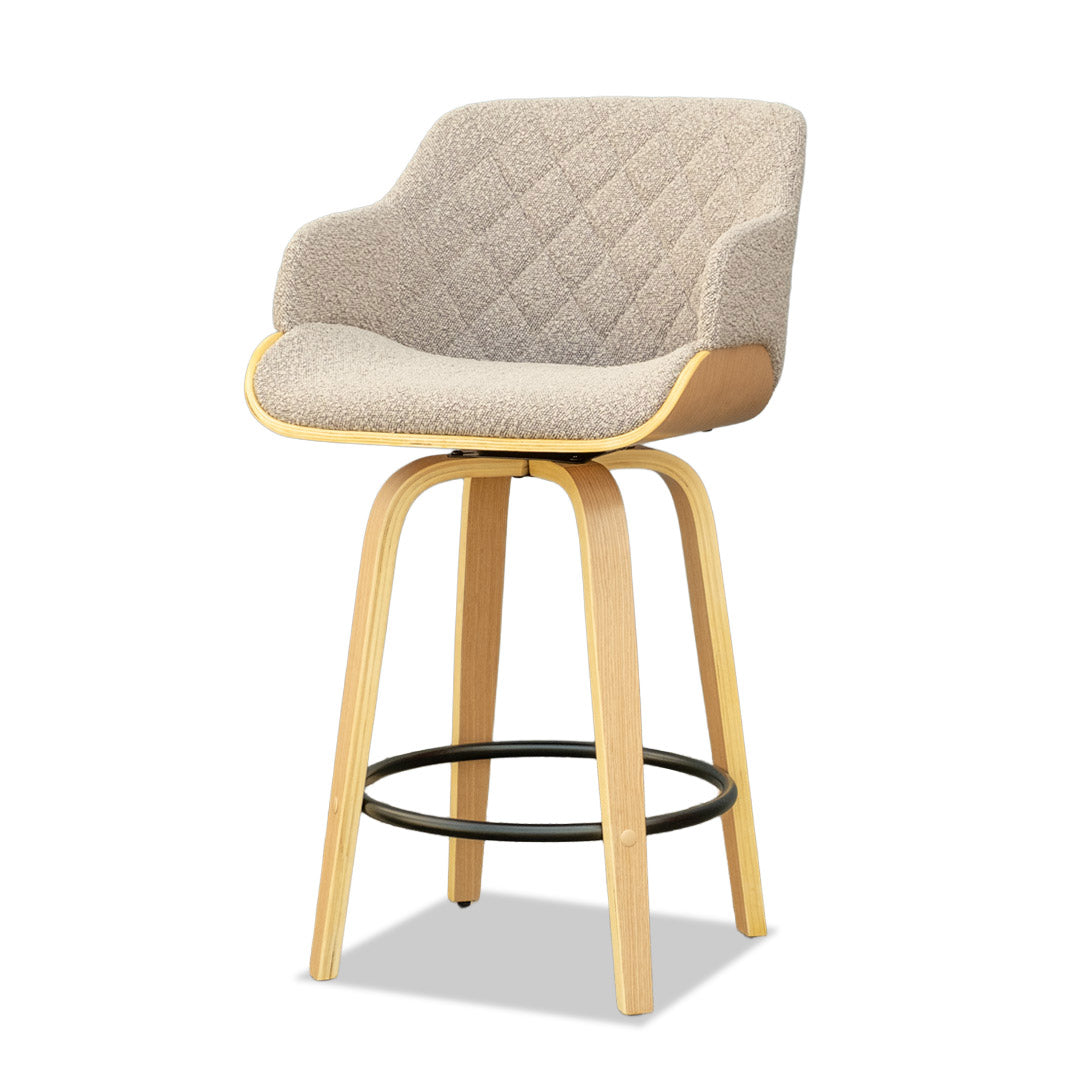 Bodhi 4 Leg Barstool - Oak