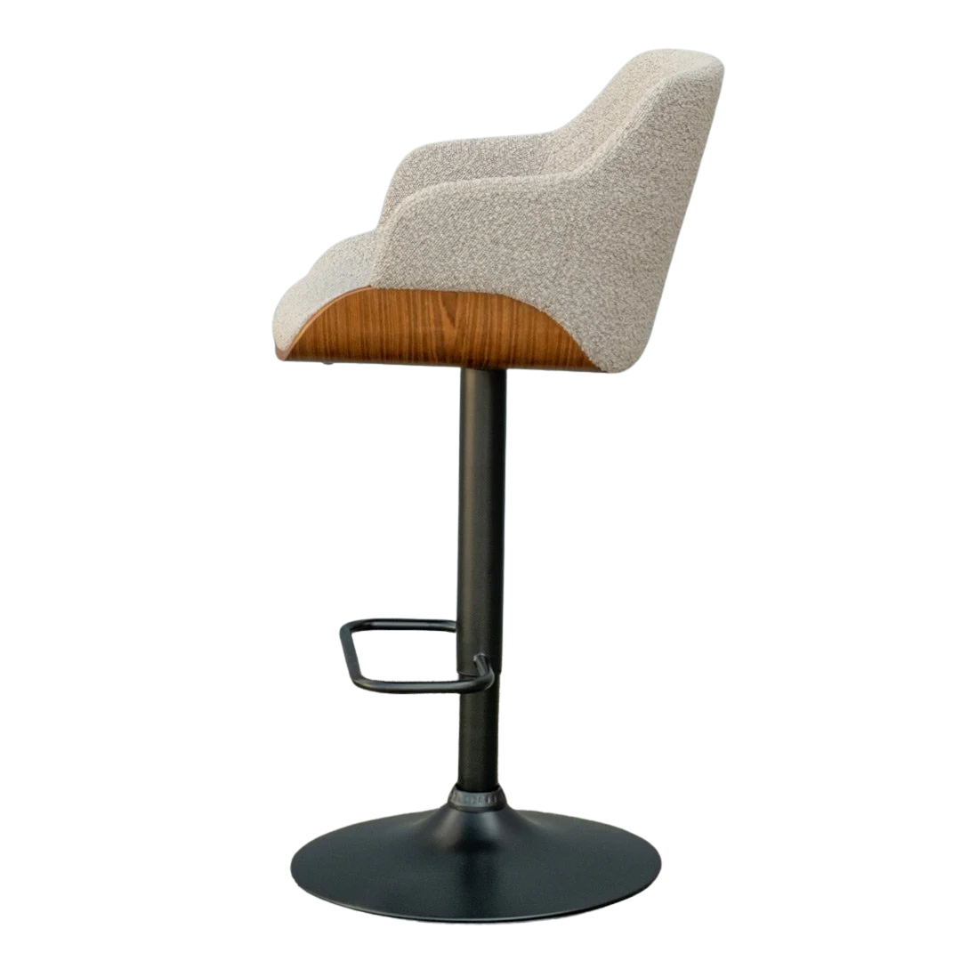 Bodhi Gas Lift Barstool - Walnut