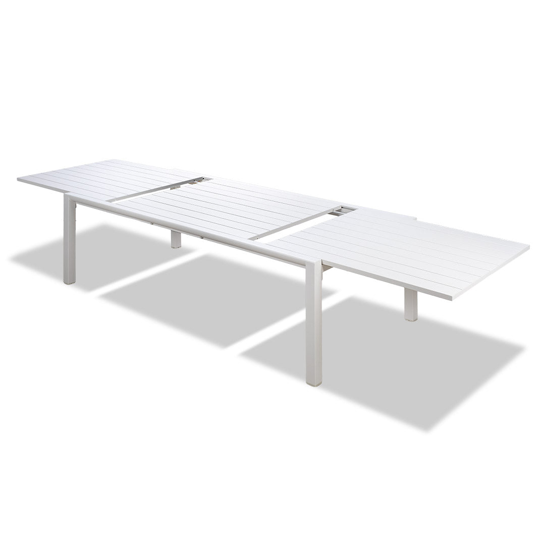 Bridge Outdoor Extension Table with 12 Chairs