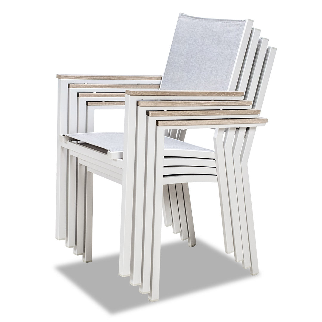 Bridge Outdoor Extension Table with 12 Chairs