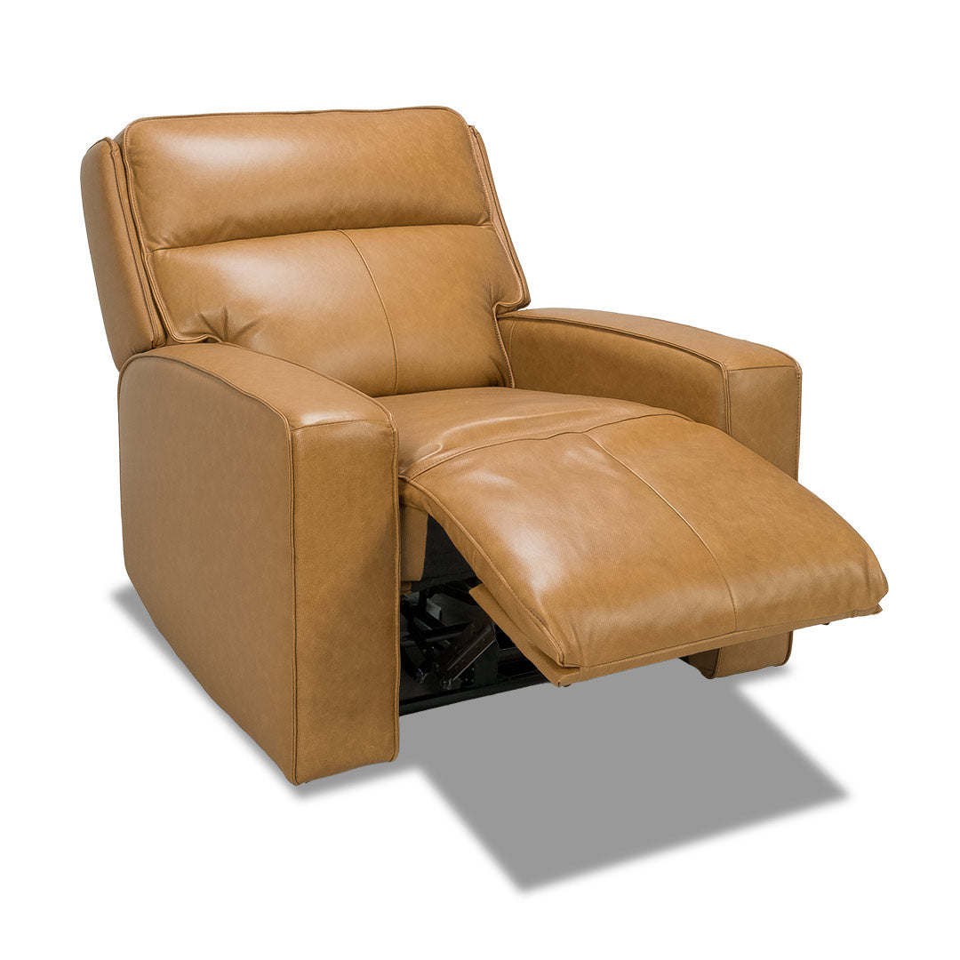 Bugatti Leather Recliner - Honey