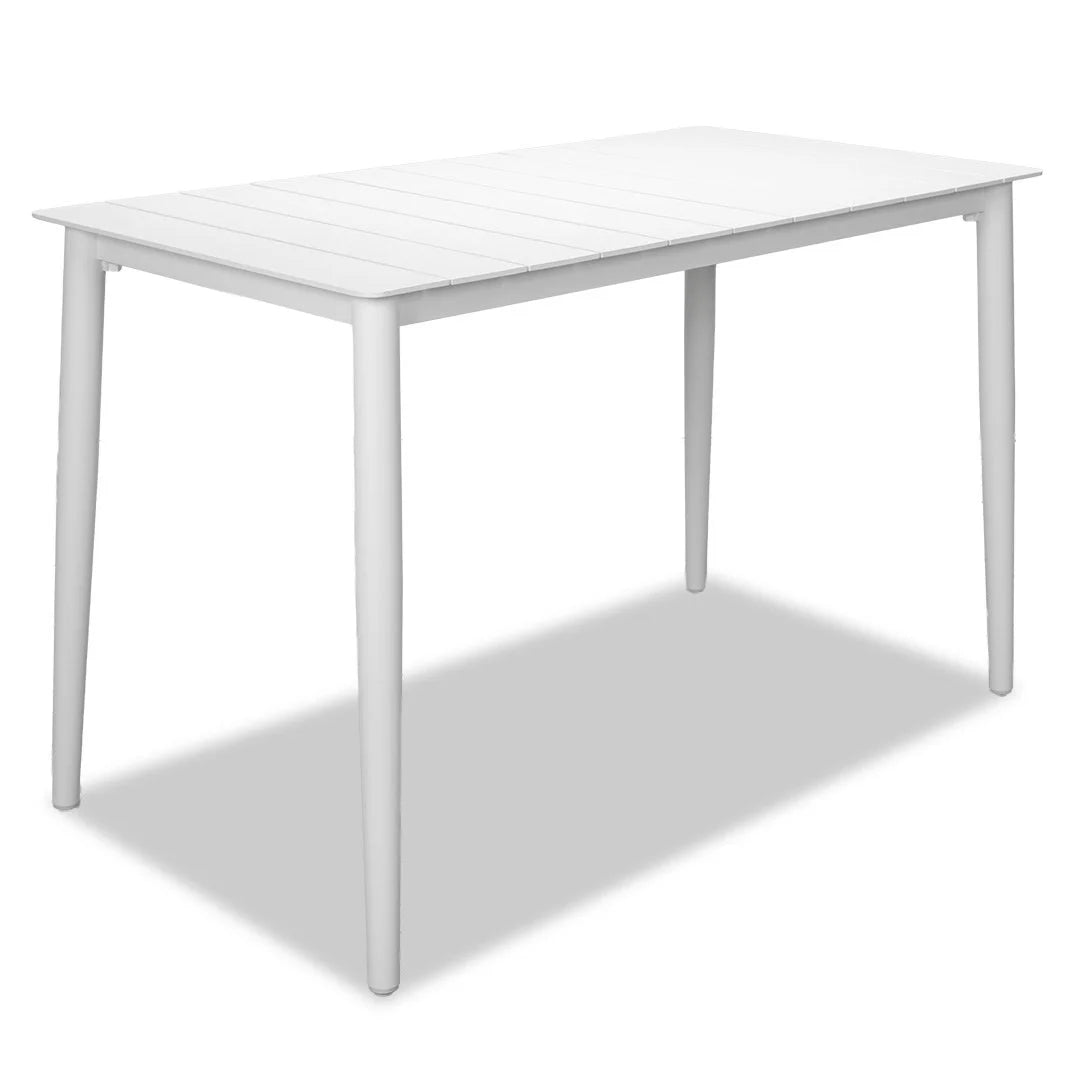Cairns Bar Set - White Cott Wicker Barstools