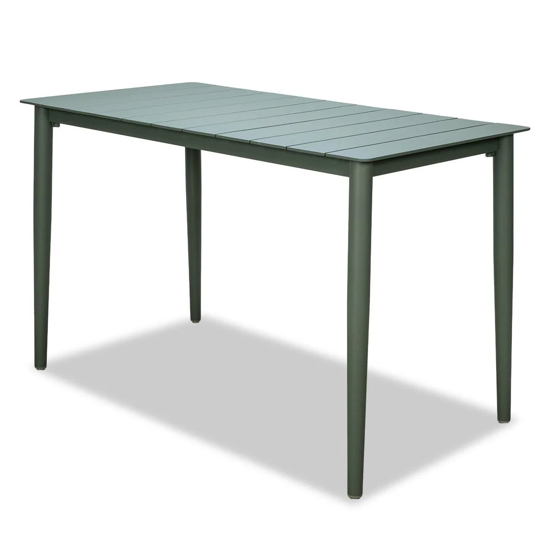 Cairns Bar Set - Green Cott Wicker Barstools