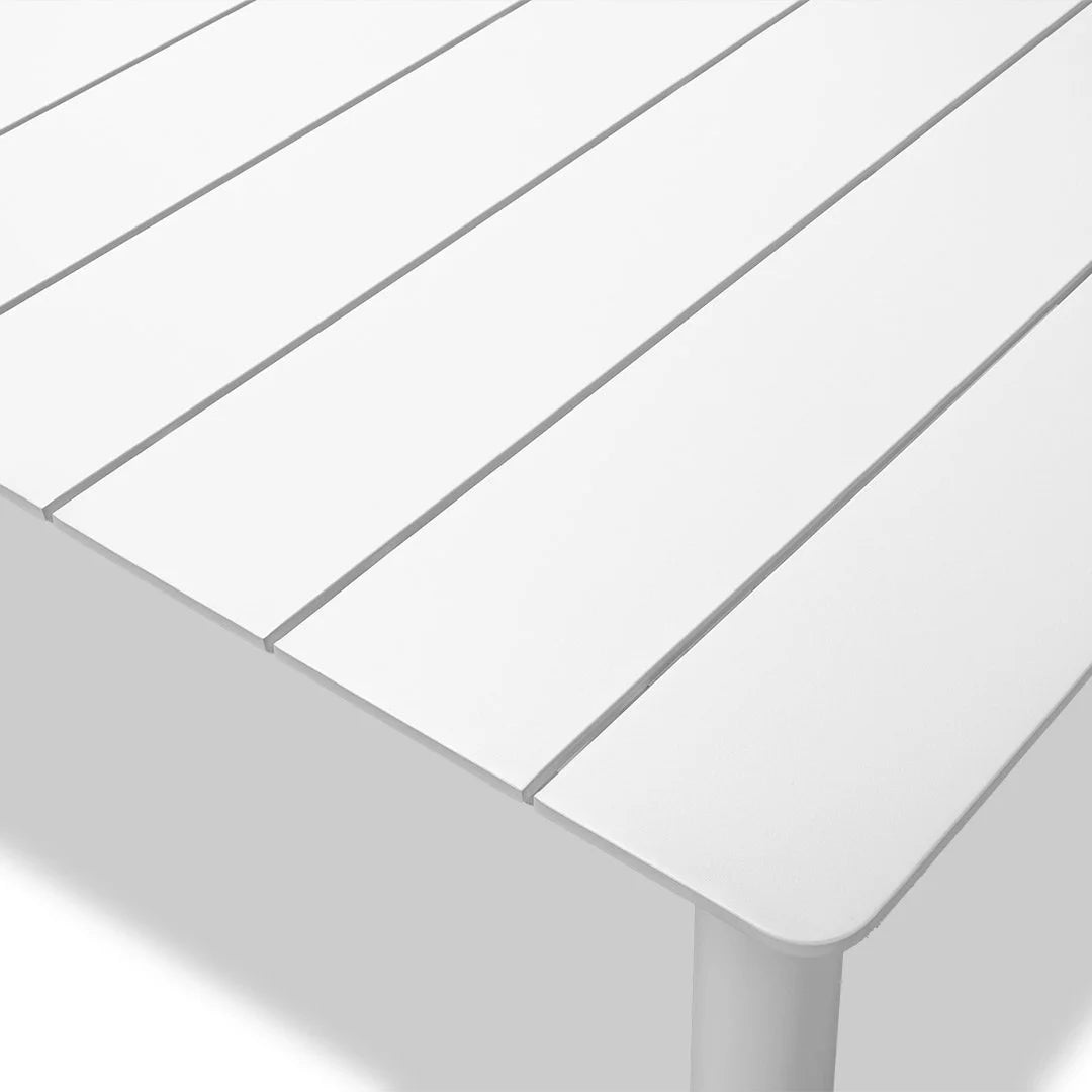Cairns 9 Piece Outdoor Dining 2345mm - Cott Wicker White Chairs