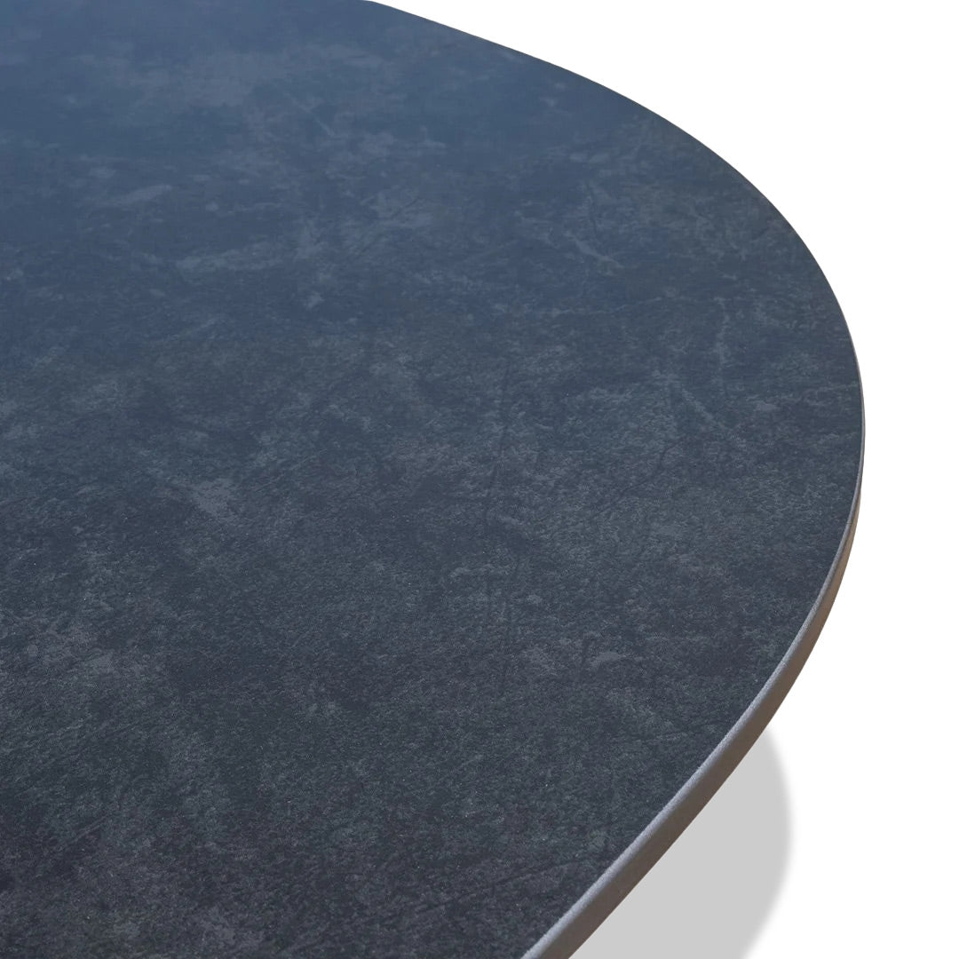 Castell Dining Table - Dark Grey Ceramic