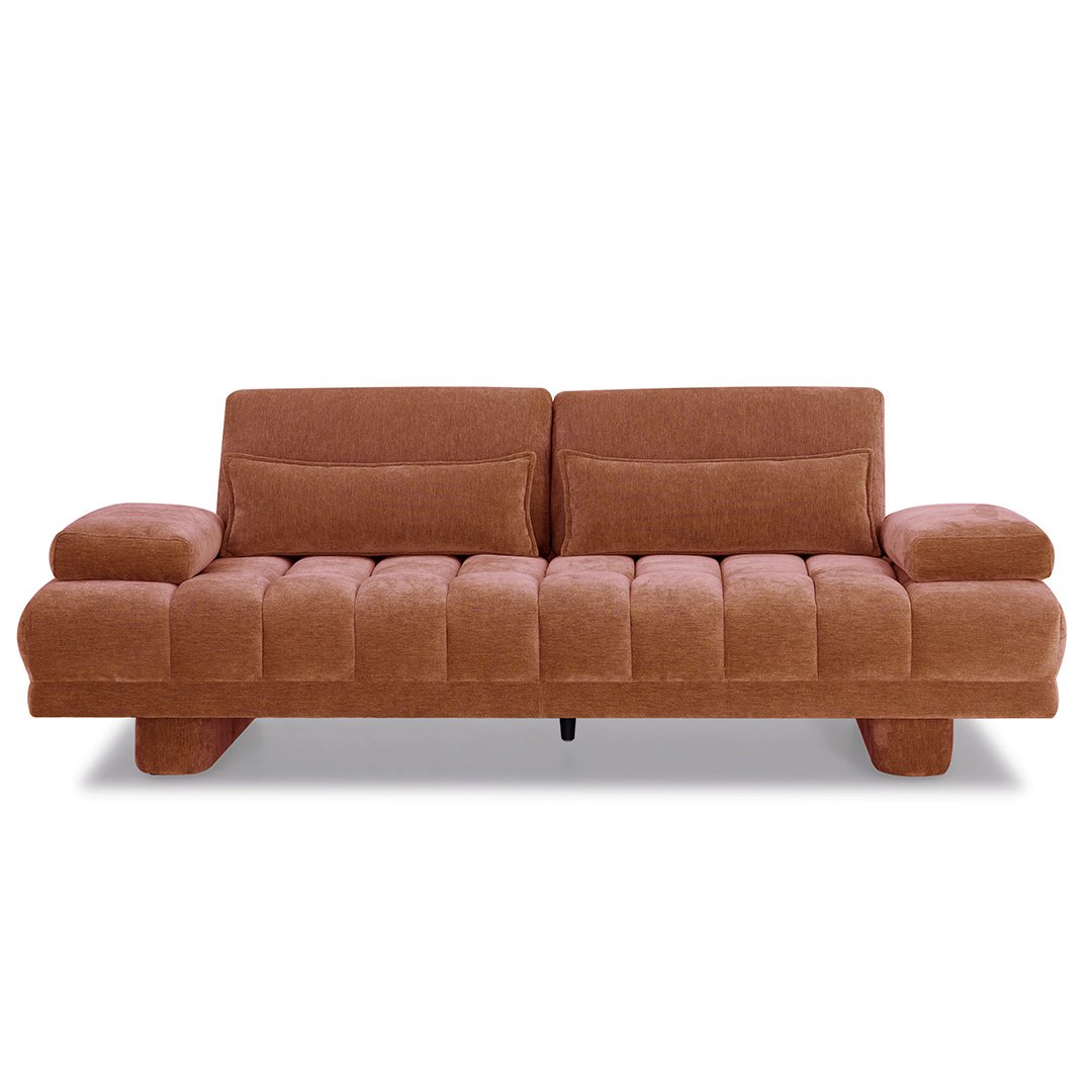Catie 3.5str with Movable Back - Terracotta