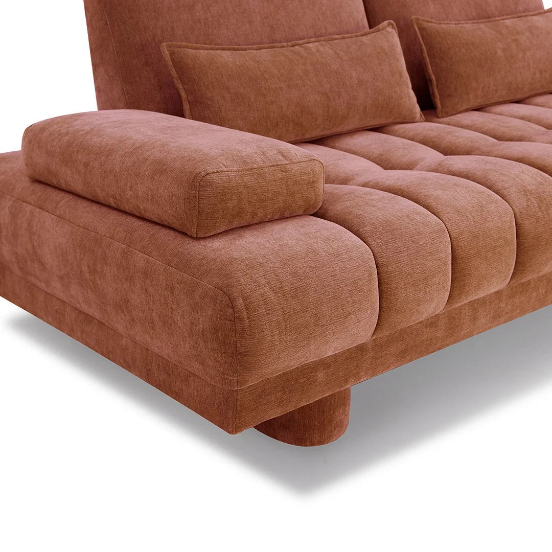 Catie 3.5str with Movable Back - Terracotta