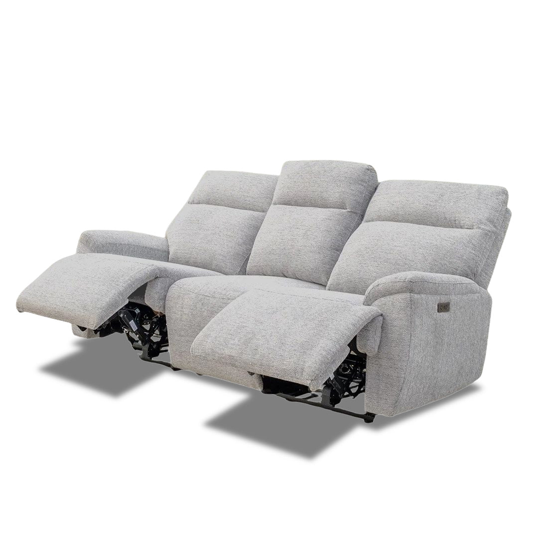 Cleo 3 Seater Electric sofa - Silver