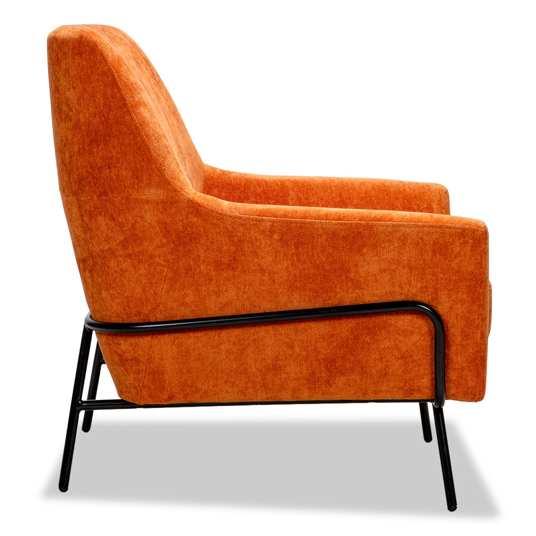 Cosmo Accent Chair - Tangerine