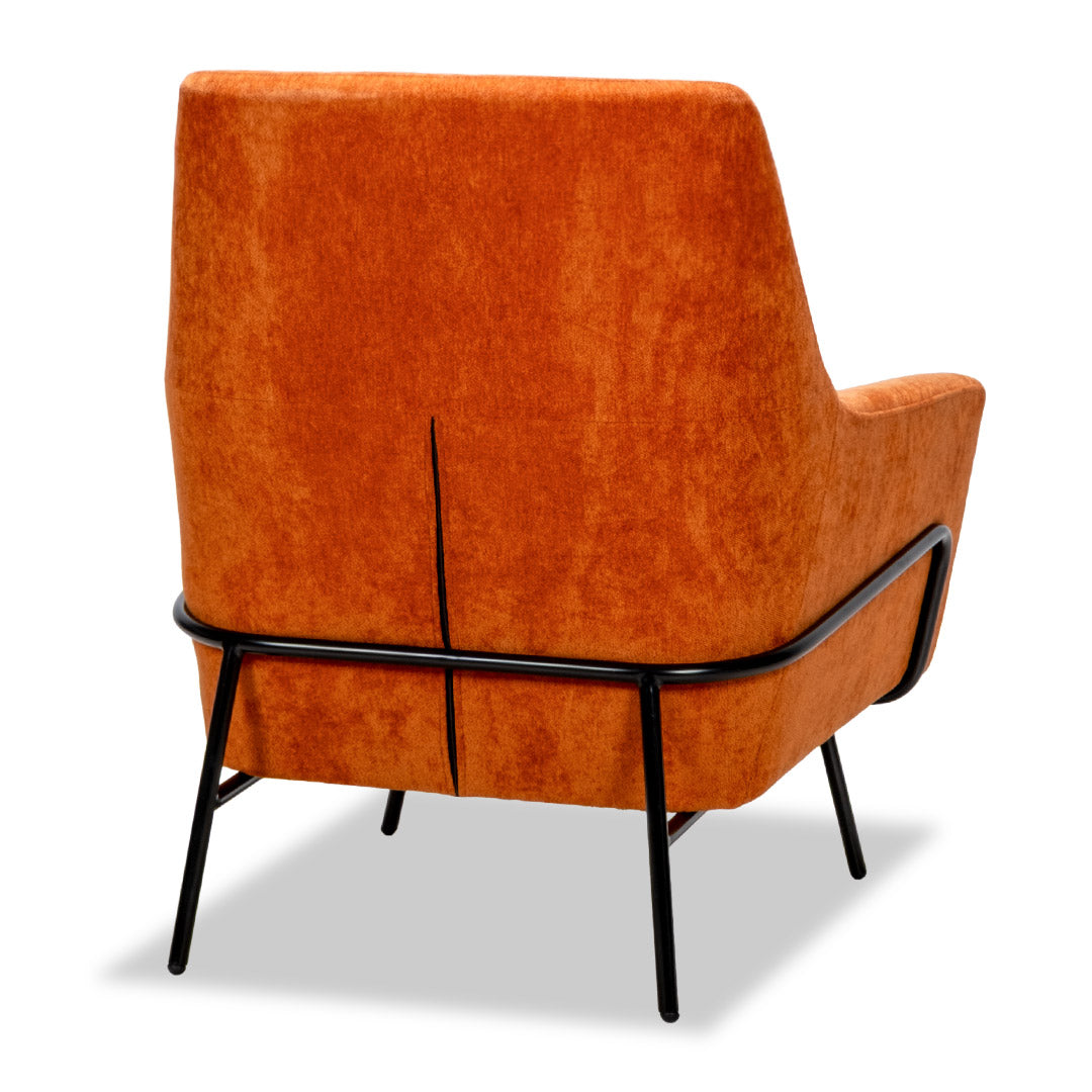 Cosmo Accent Chair - Tangerine