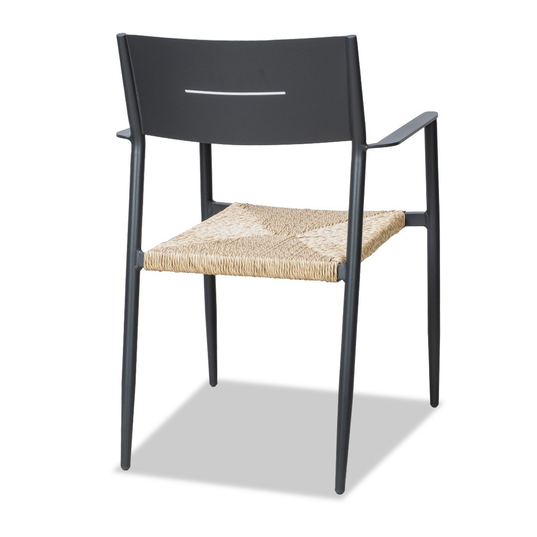 Cairns 9 Piece Dining 2345mm - Cott Wicker Gunmetal Chairs