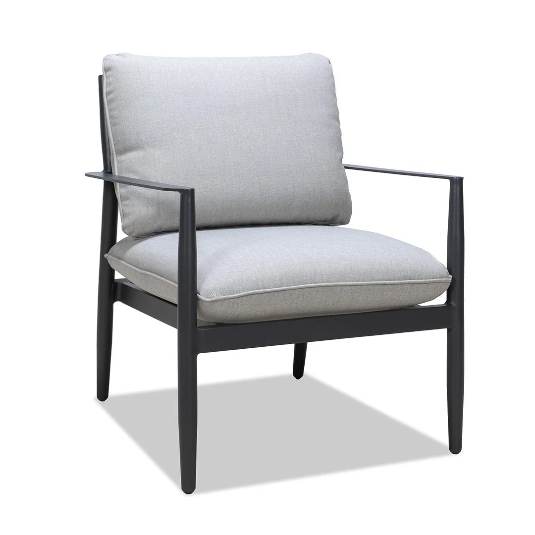 Cottesloe 3 Seater + 2 Chairs Suite - Gunmetal