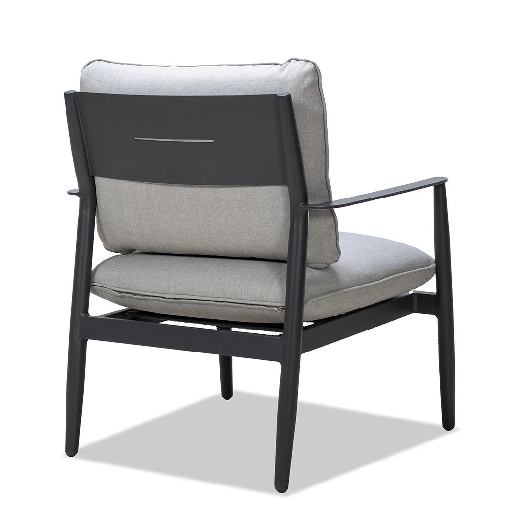 Cottesloe 3 Seater + 2 Chairs Suite - Gunmetal