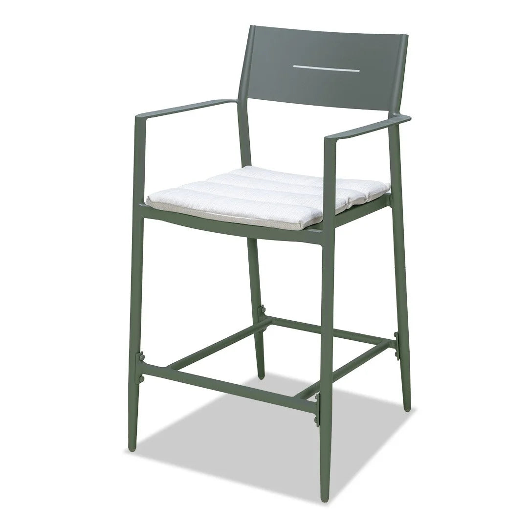 Cairns Bar Set - Green Cottesloe Barstools