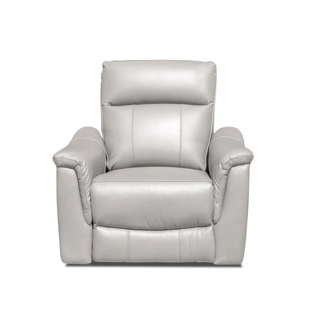 Donavan 1 Seat Electric Recliner - Grey Leather