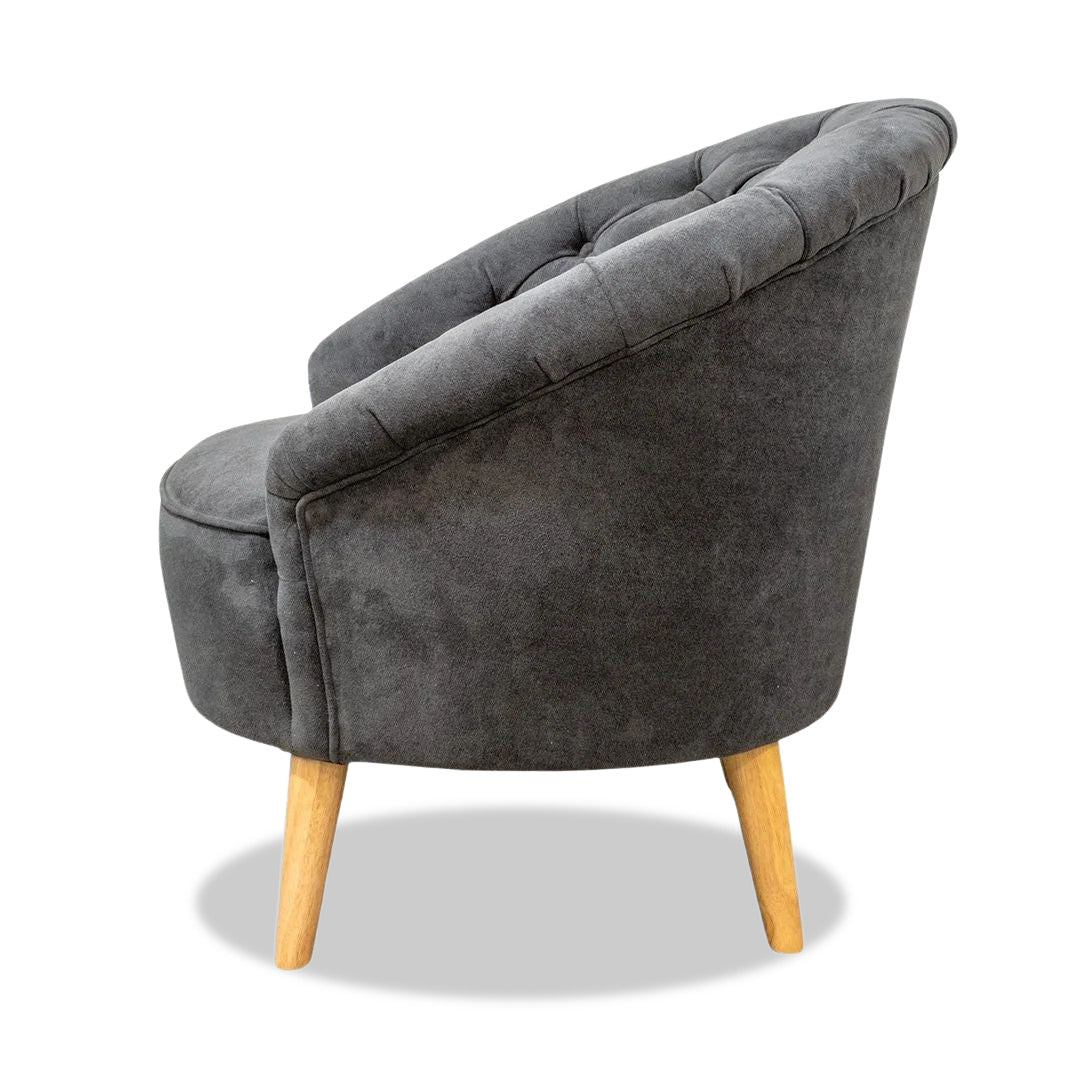 Florence Accent Chair - Charcoal