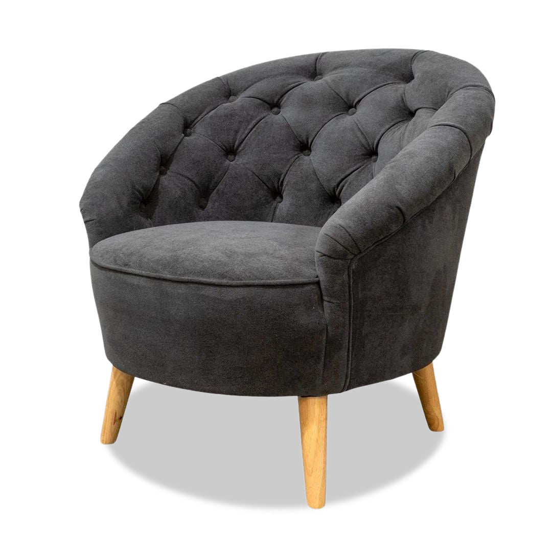 Florence Accent Chair - Charcoal