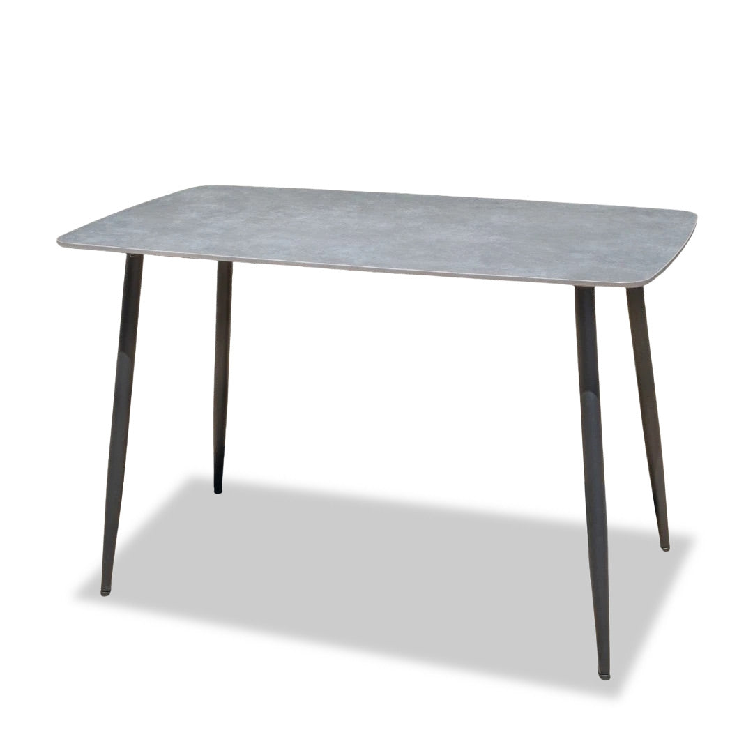 Gena Dining Table - Light Grey Ceramic