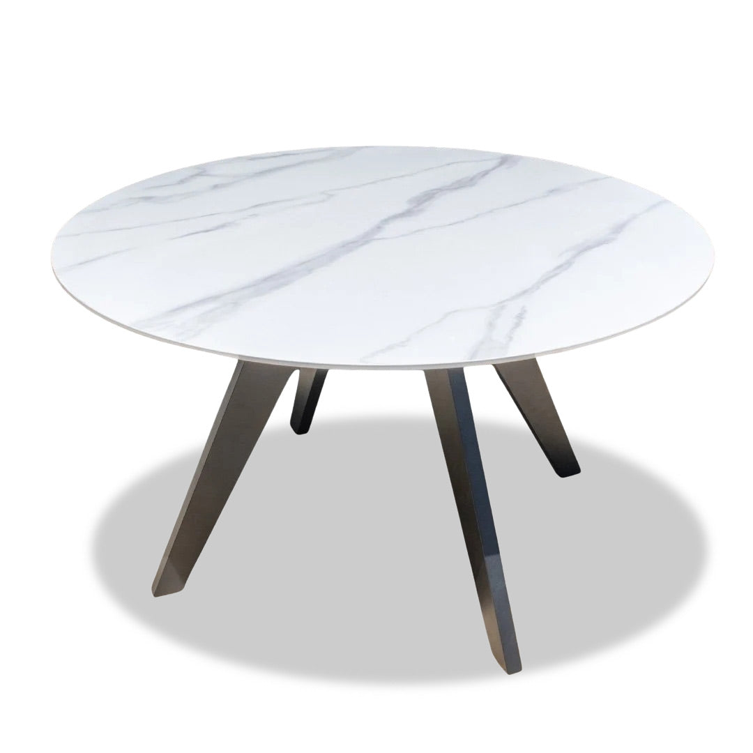 Global Dining Table - Snow White Ceramic