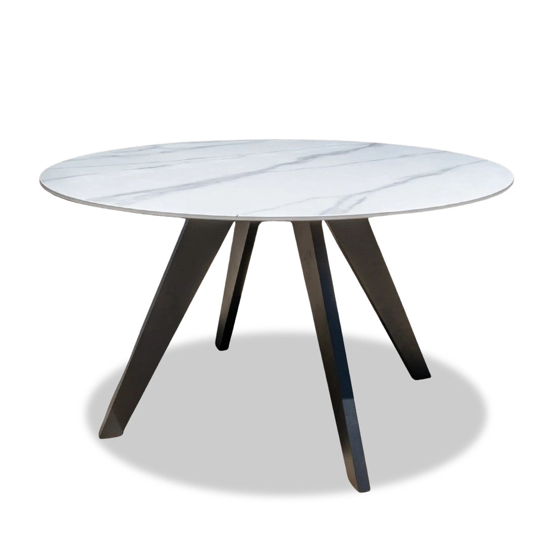 Global Dining Table - Snow White Ceramic