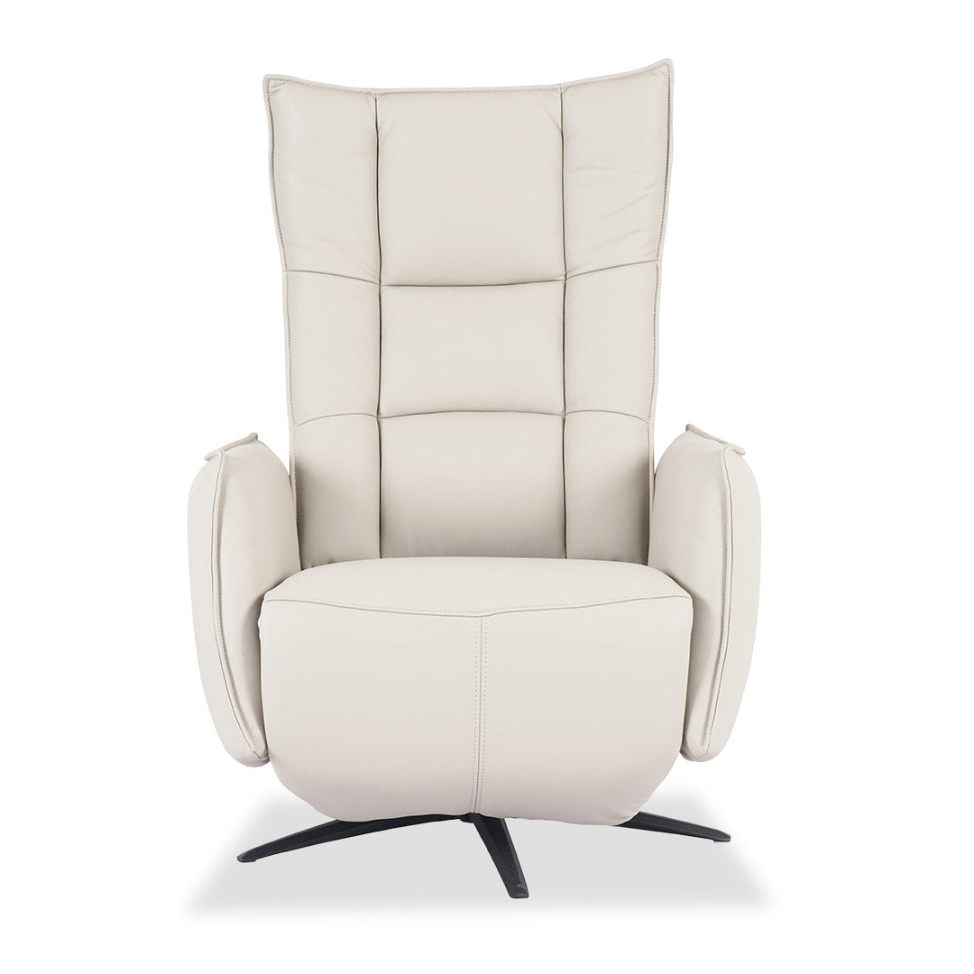 Laguna Recliner Chair - Latte Leather
