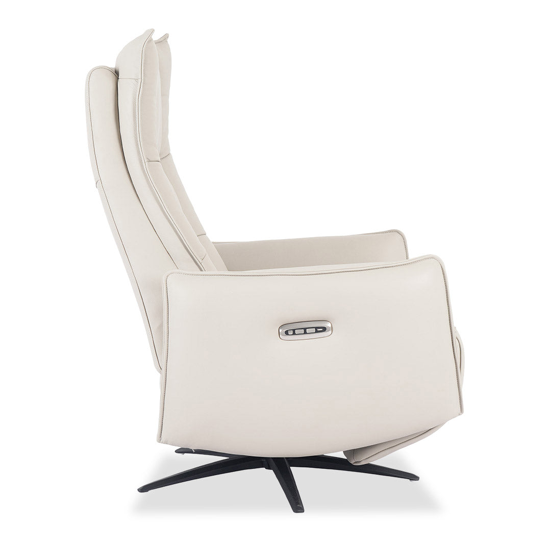Laguna Recliner Chair - Latte Leather