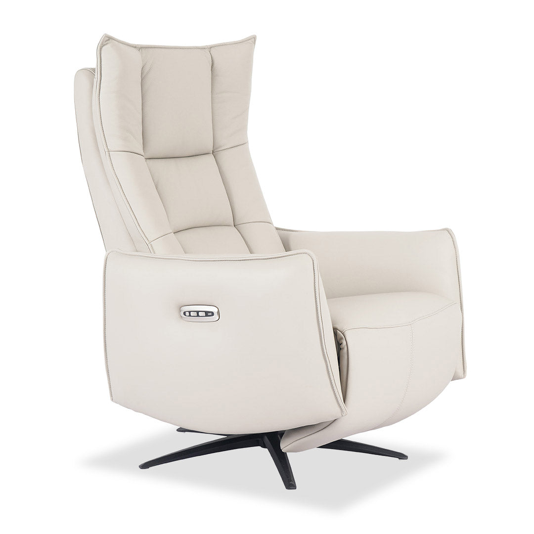 Laguna Recliner Chair - Latte Leather