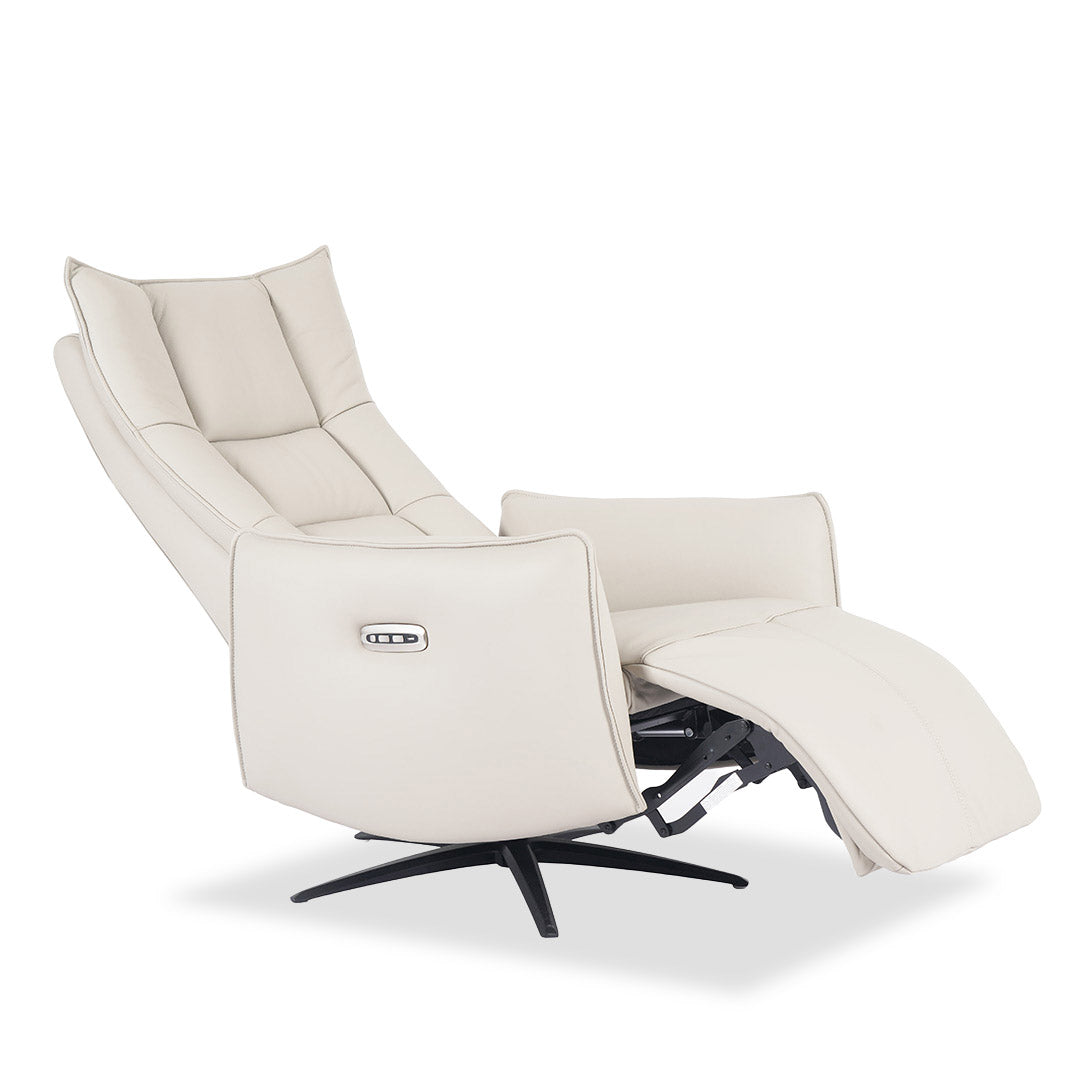 Laguna Recliner Chair - Latte Leather