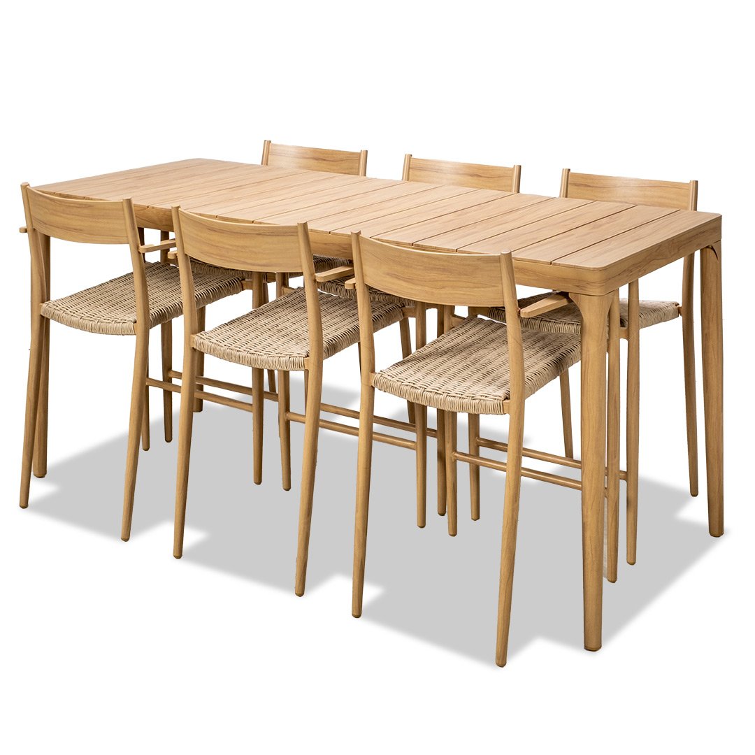 Lima 7 Piece Outdoor Bar Set