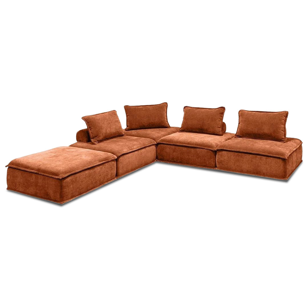 Lumen 3 Seater - Terracotta