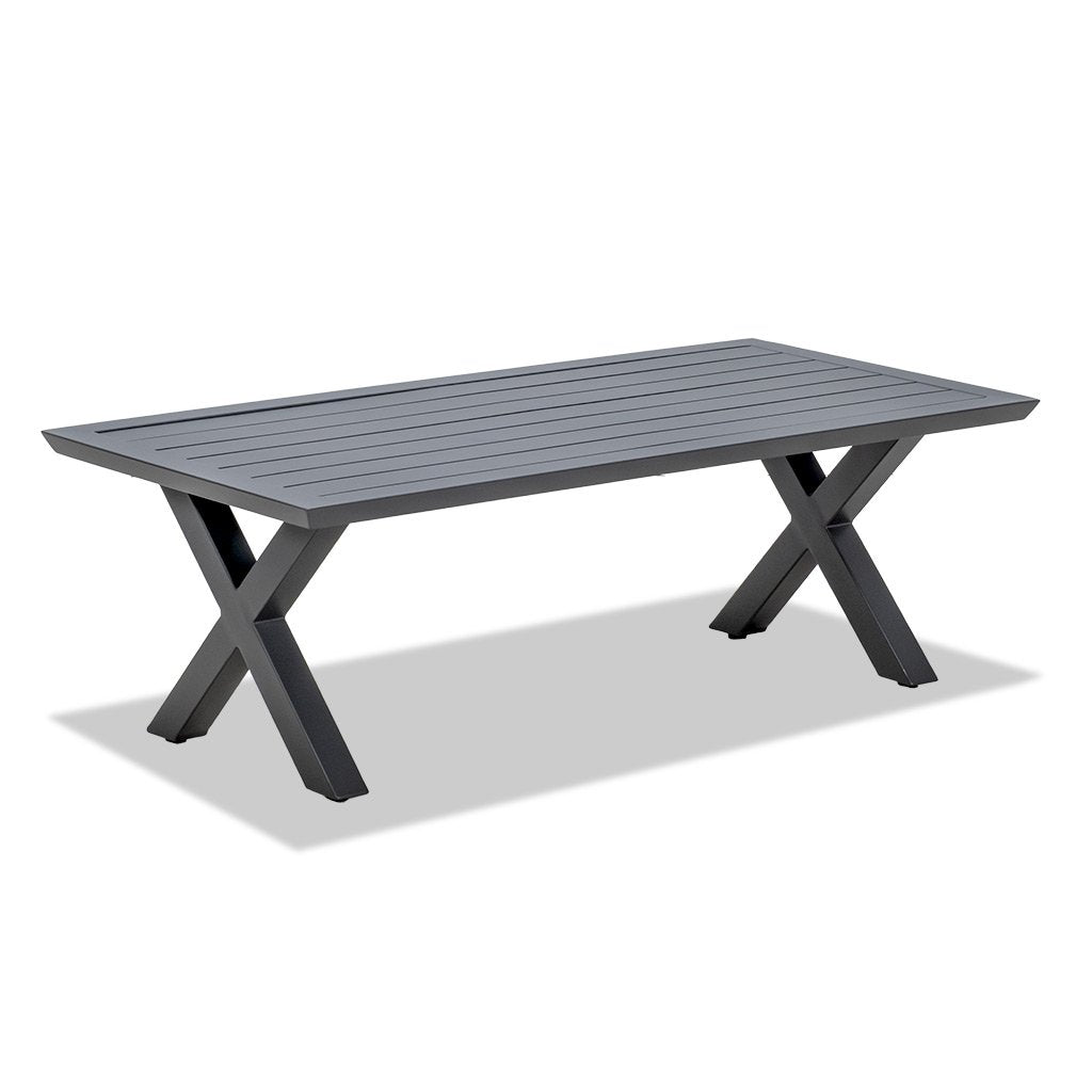 Manteray 4 Piece Outdoor Lounge Suite - Gunmetal