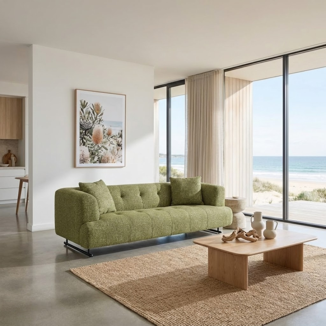 Eclipse 3 Seater - Moss