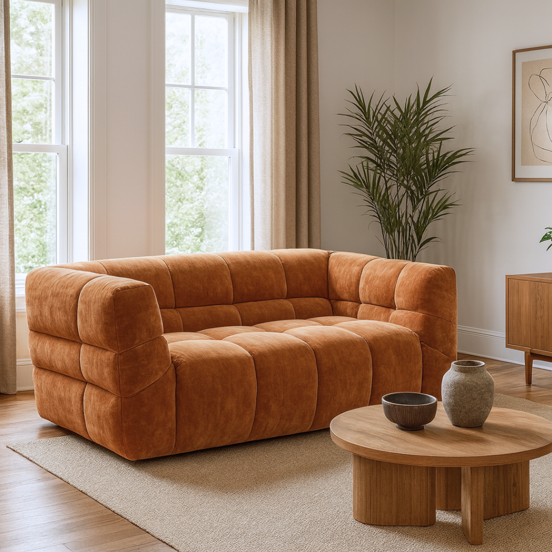 Mira 2 Seater - Burnt Orange
