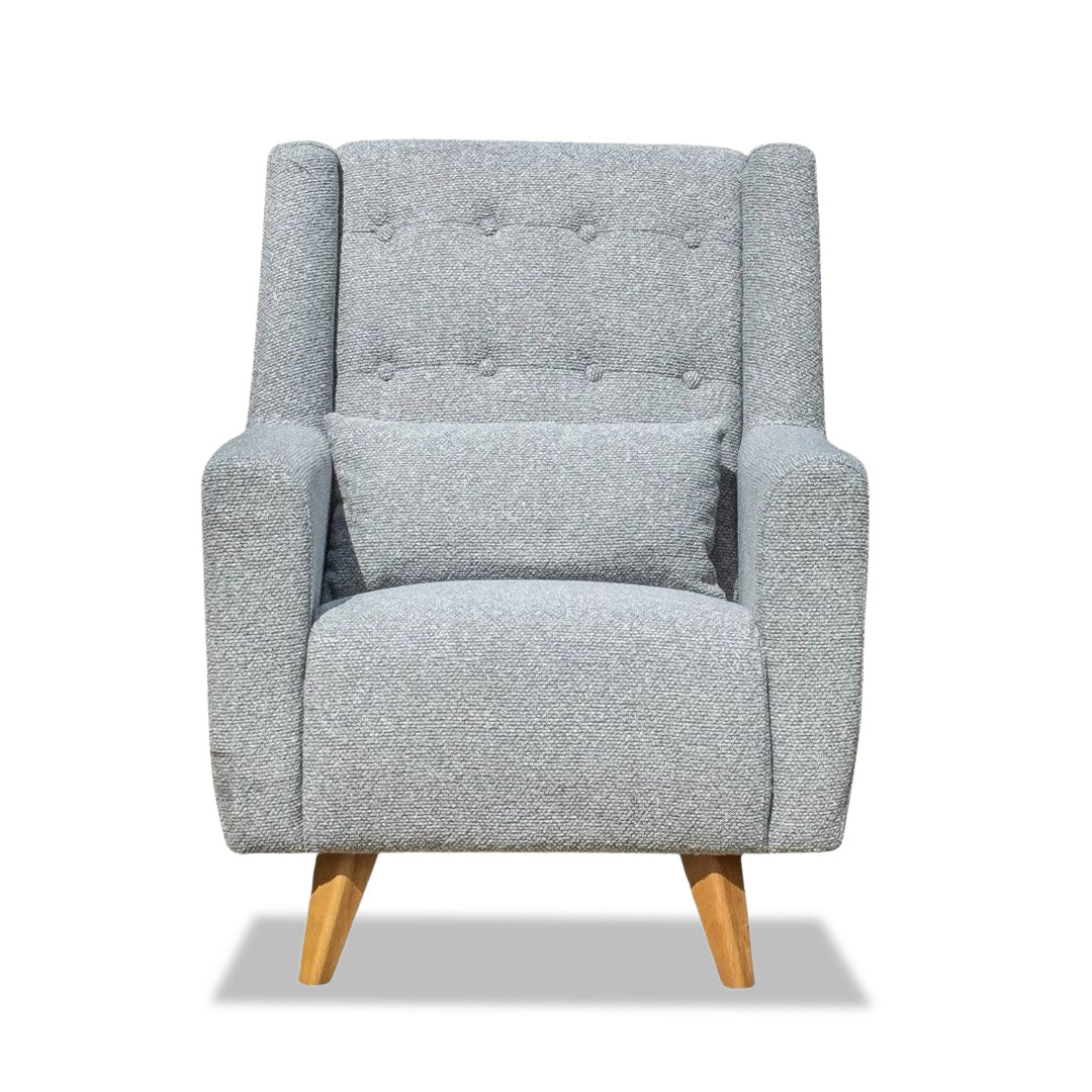 Mimi Accent Chair - Lisa Silver