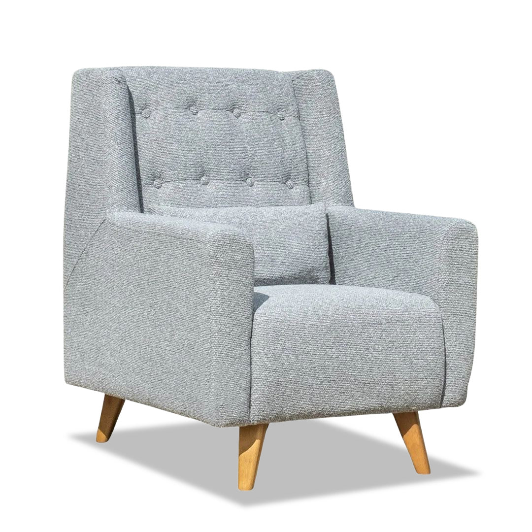 Mimi Accent Chair - Lisa Silver