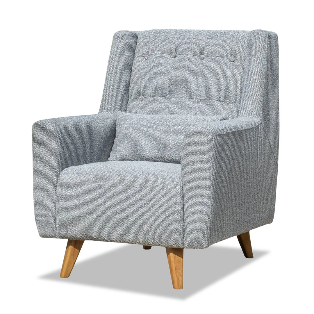 Mimi Accent Chair - Lisa Silver