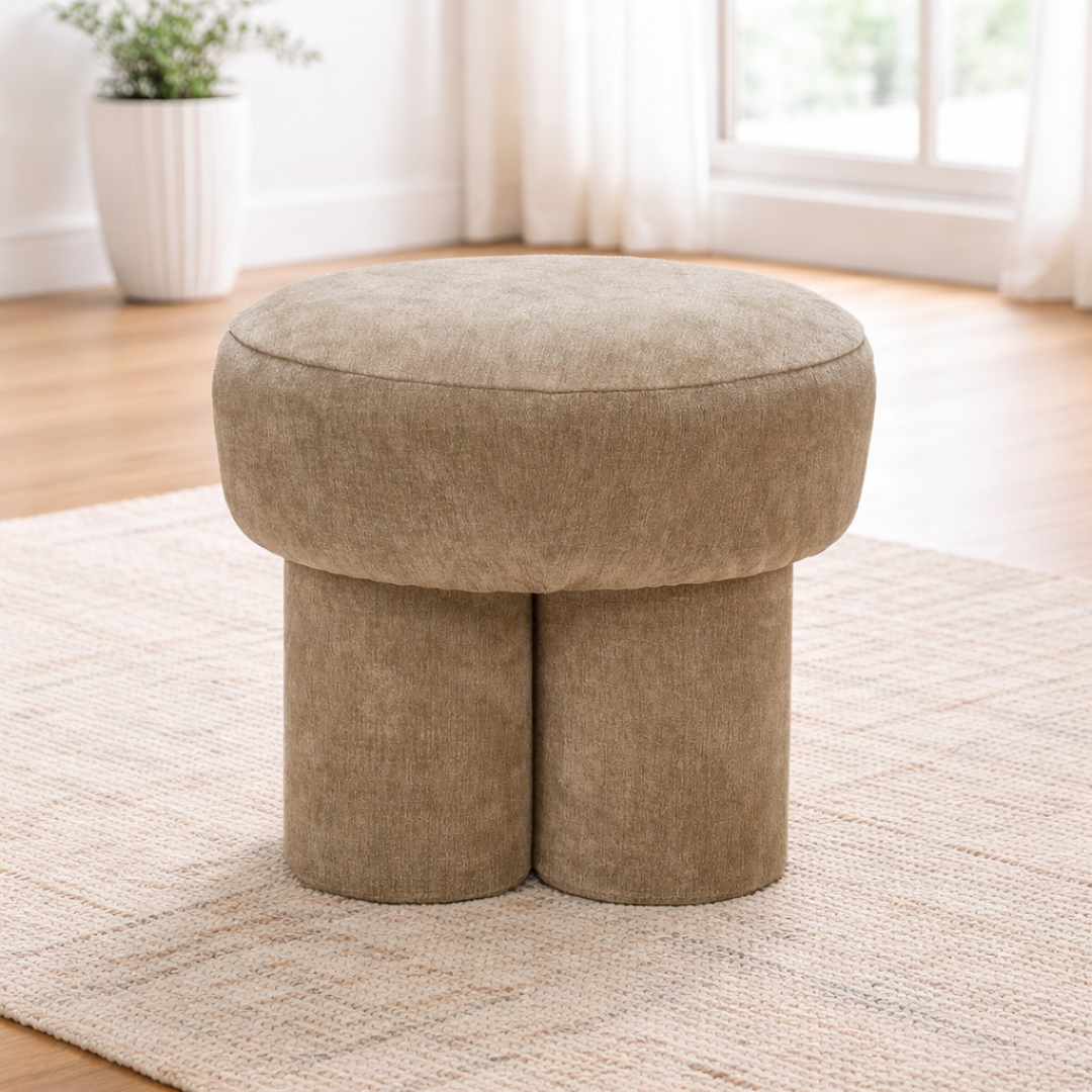 Mushroom Ottoman - Small green