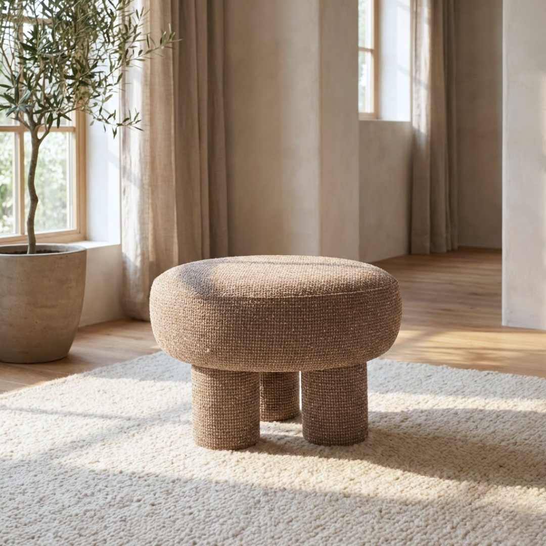 Mushroom Ottoman - Large Terracotta