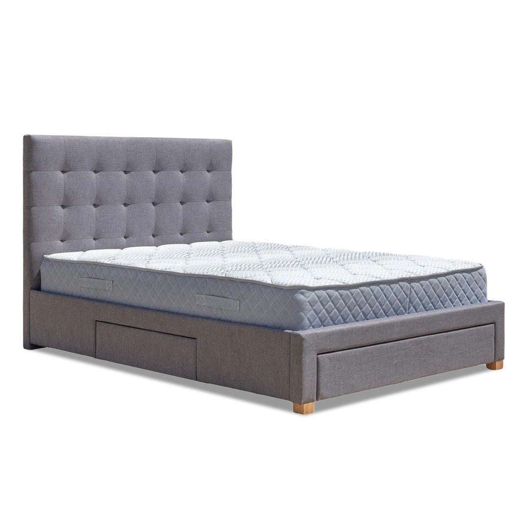 Neo King Storage Bed - Dark Grey