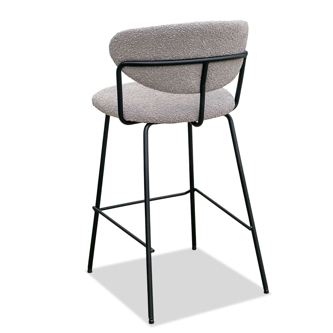 Pedro Bar Stool - Light Grey