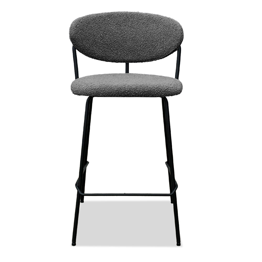 Pedro Bar Stool - Dark Grey