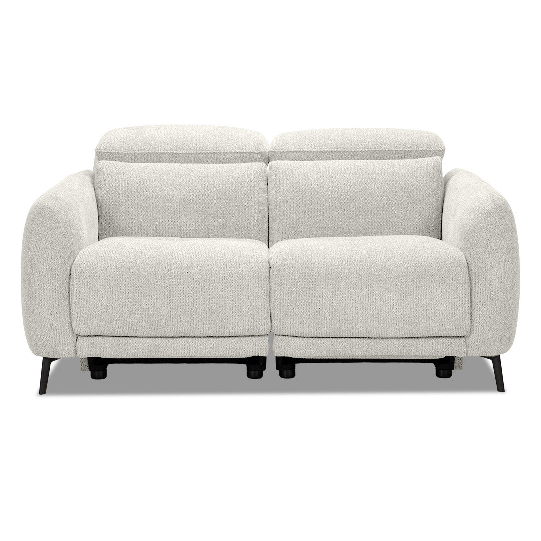 Portman 2 Seat Dual Recliner Sofa - Light Grey