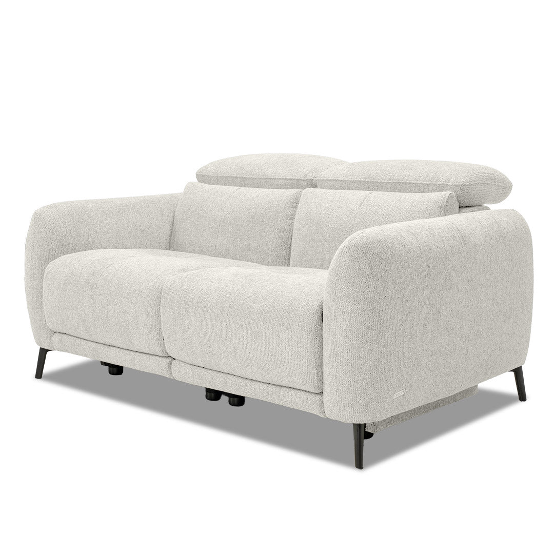 Portman 2 Seat Dual Recliner Sofa - Light Grey